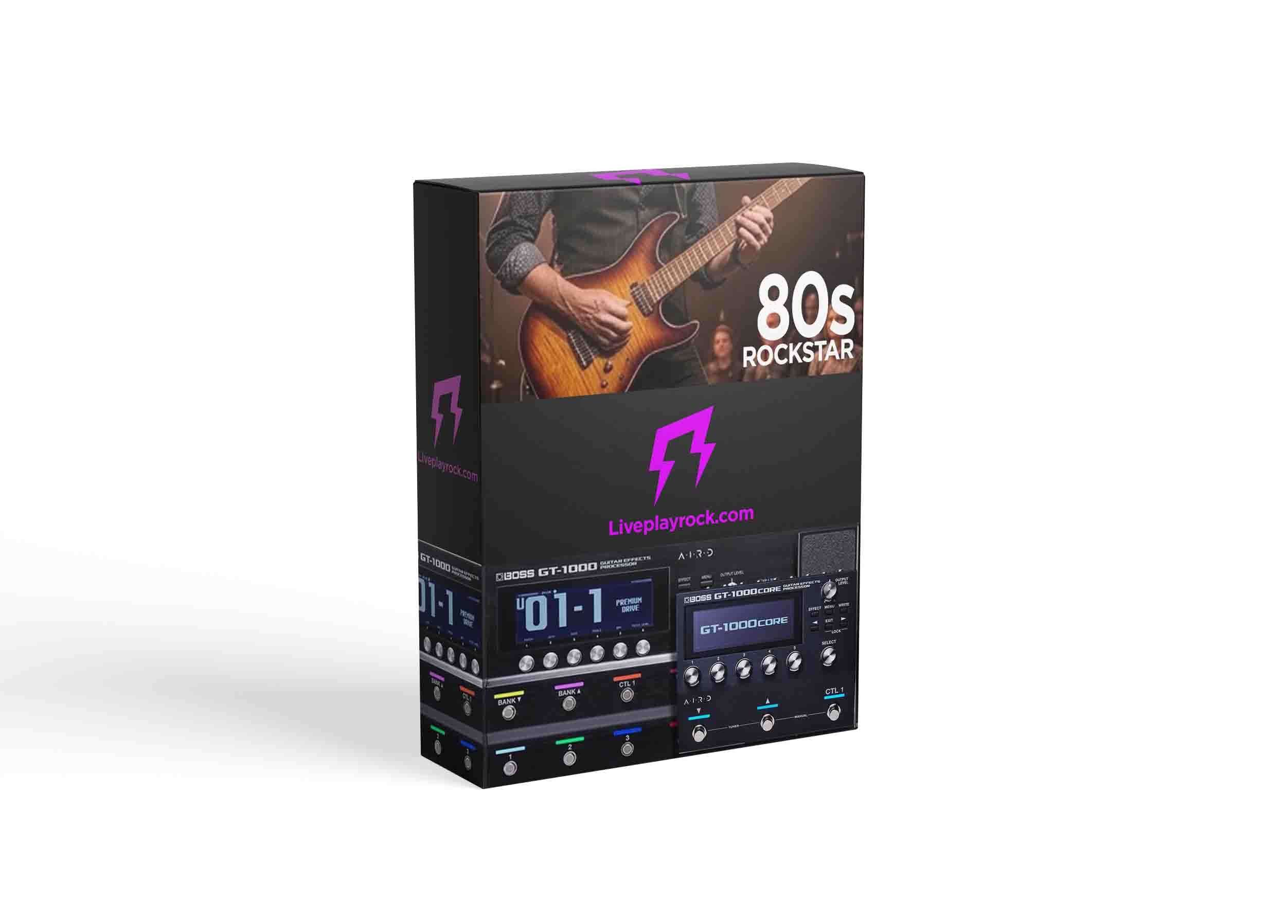 80s Rockstar style BOSS GT-1000 and GT-1000 CORE presets