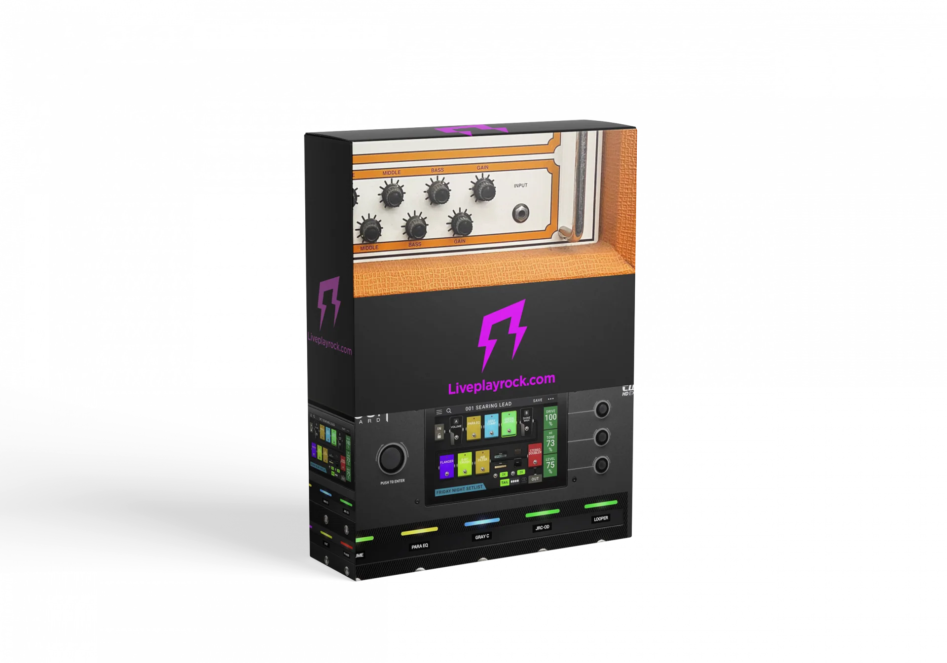 AD30 tangerine Headrush patches