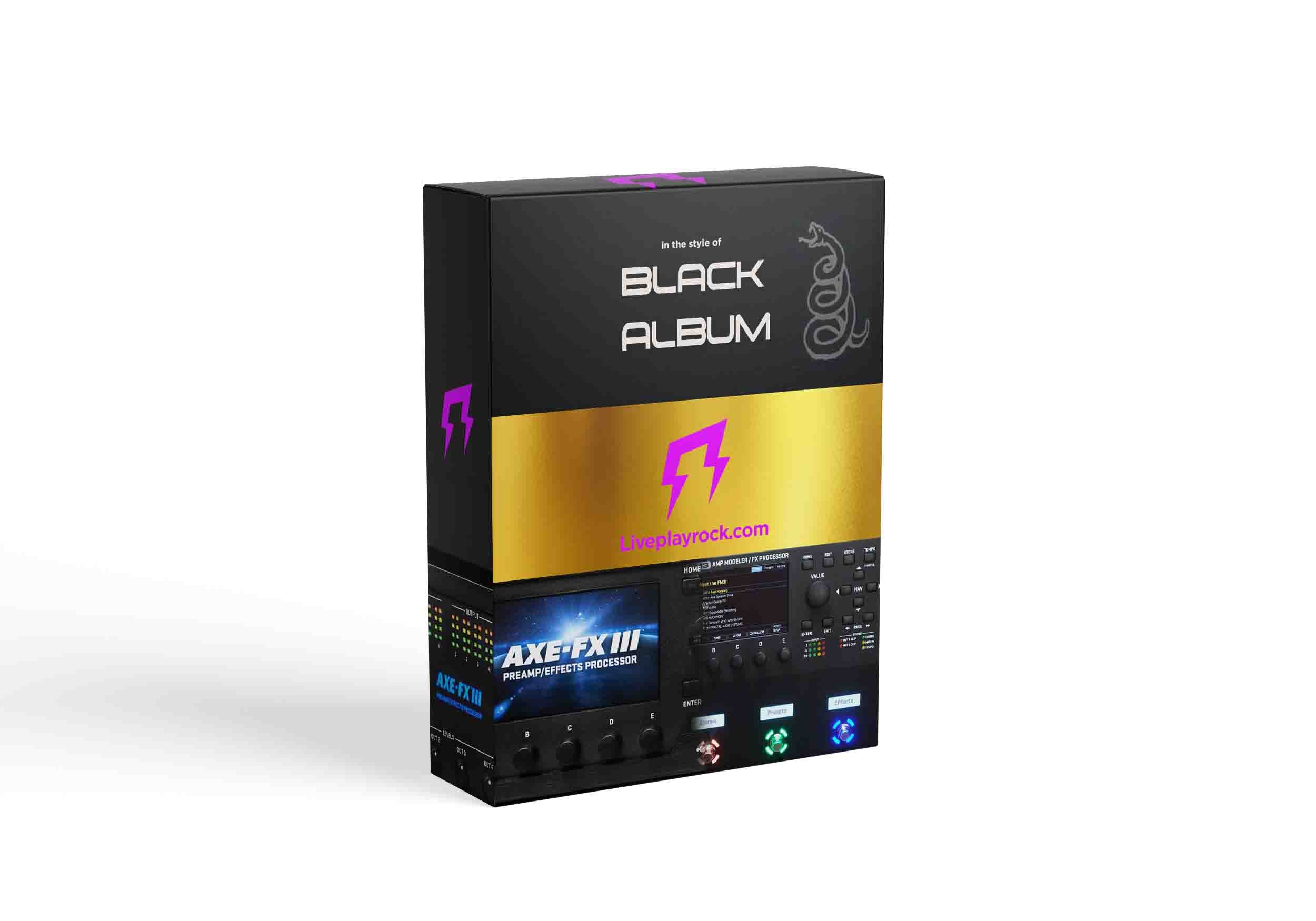 Metallica The Black Album style Fractal FM3 FM9 Axe-Fx III presets