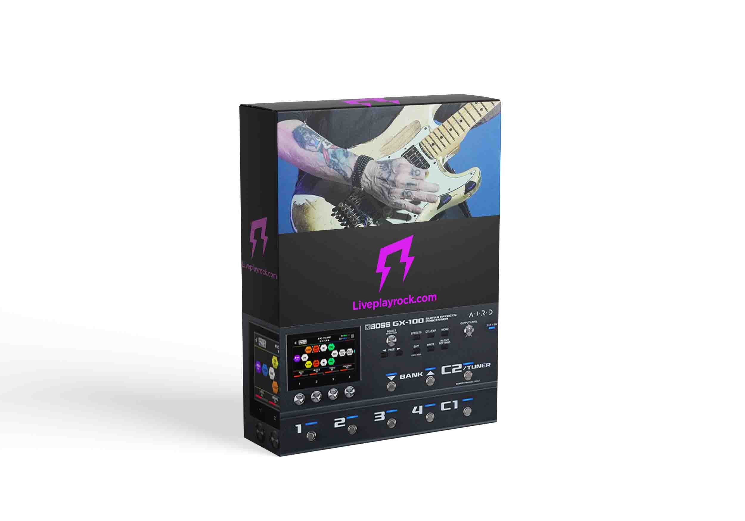 Motley Crue style BOSS GX-100 presets