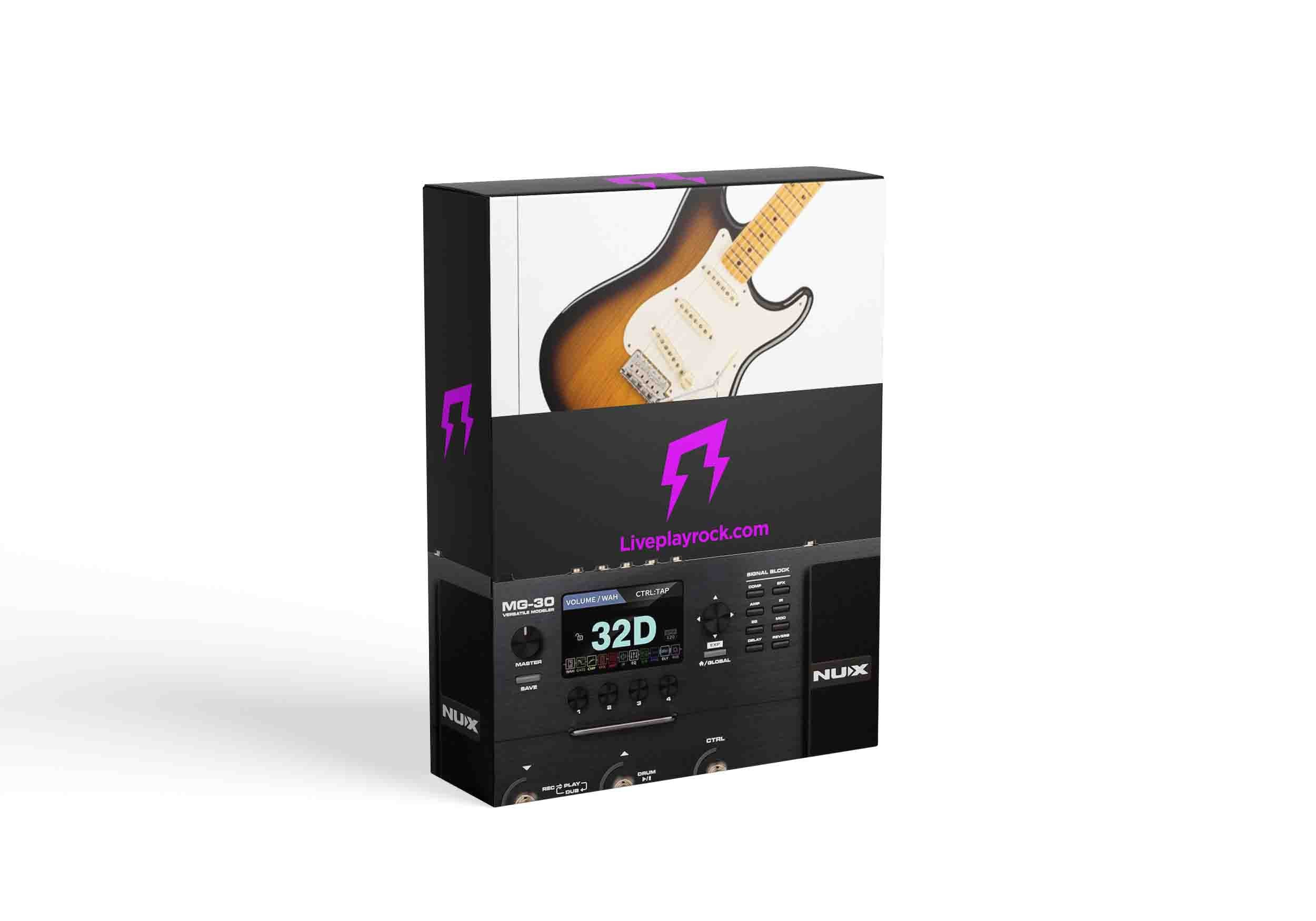 Red Hot Chili Peppers style Nux MG-30 presets