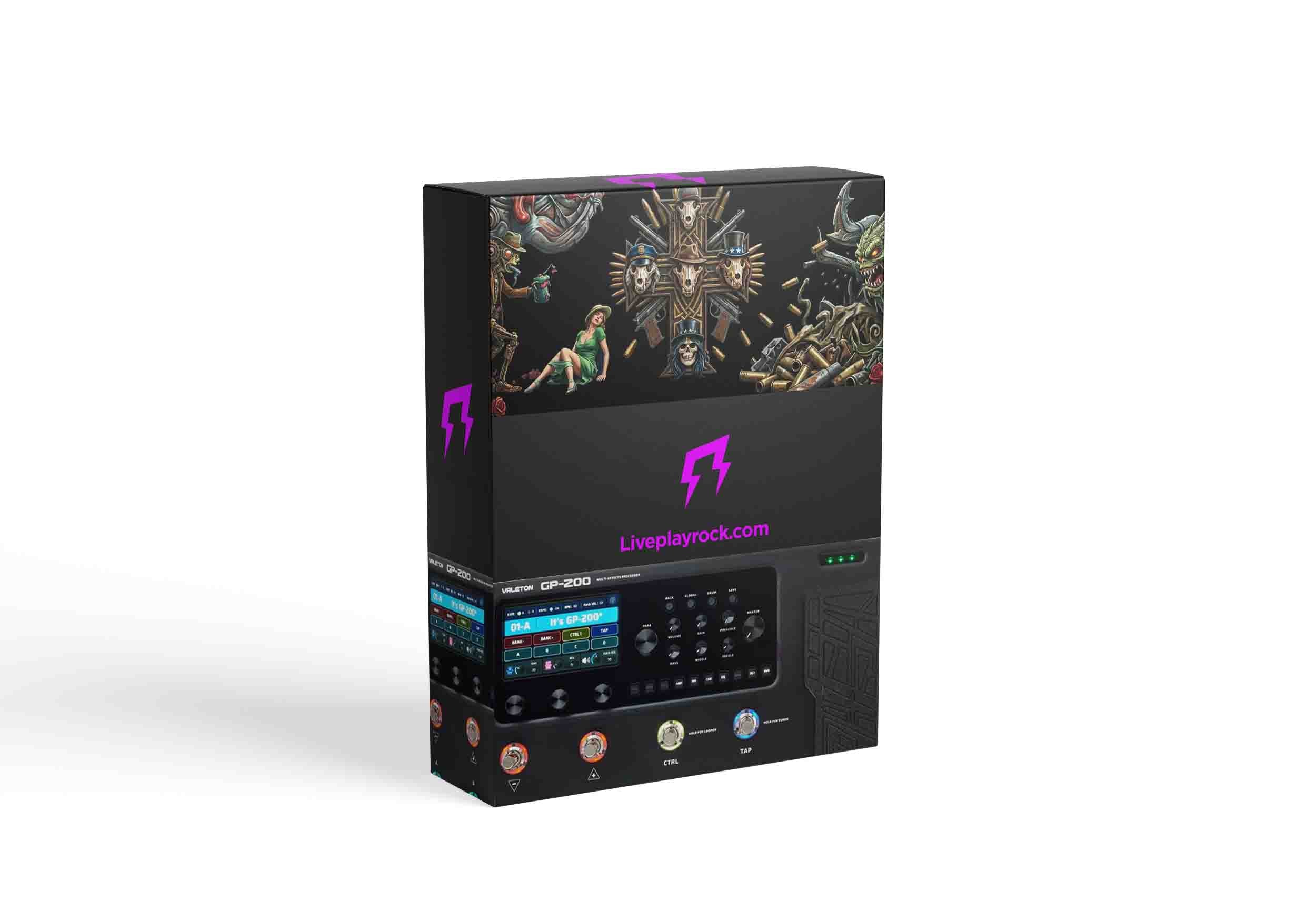 Slash Guns Appetite for Destruction style Valeton GP-200 presets