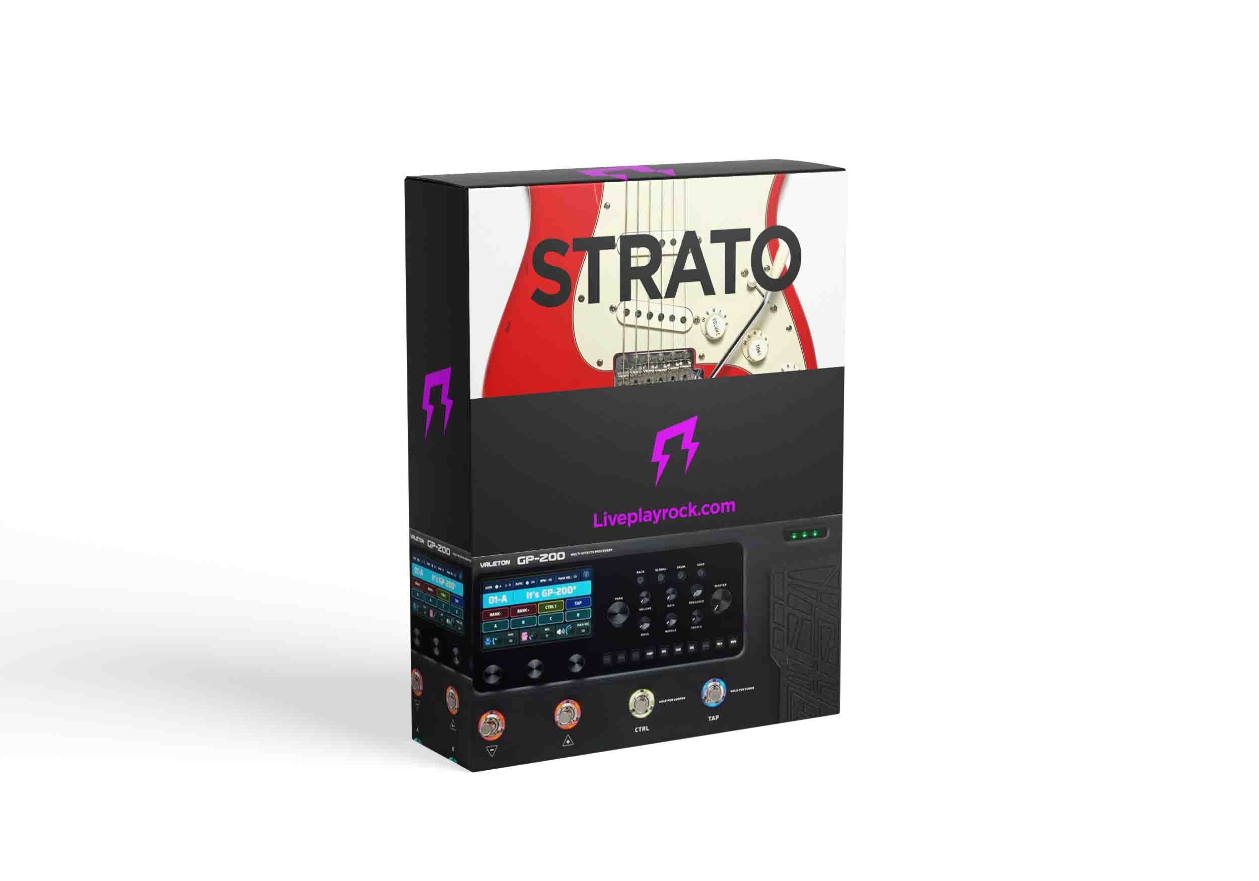 Stratocaster Tones Valeton GP-200 presets